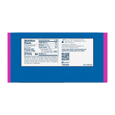 Jolly Rancher Fruit Chew Lollipops, 0.56 oz, Variety, 100-count
