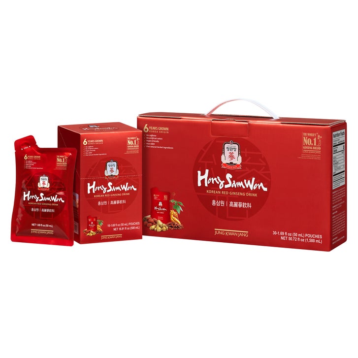 CheongKwanJang Hong Sam Won Red Ginseng Drink, 1.69 fl oz, 30-Count
