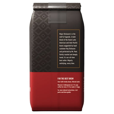 Peet's Coffee Major Dickason's Blend Coffee, Dark Roast, Whole Bean, 2 lbs