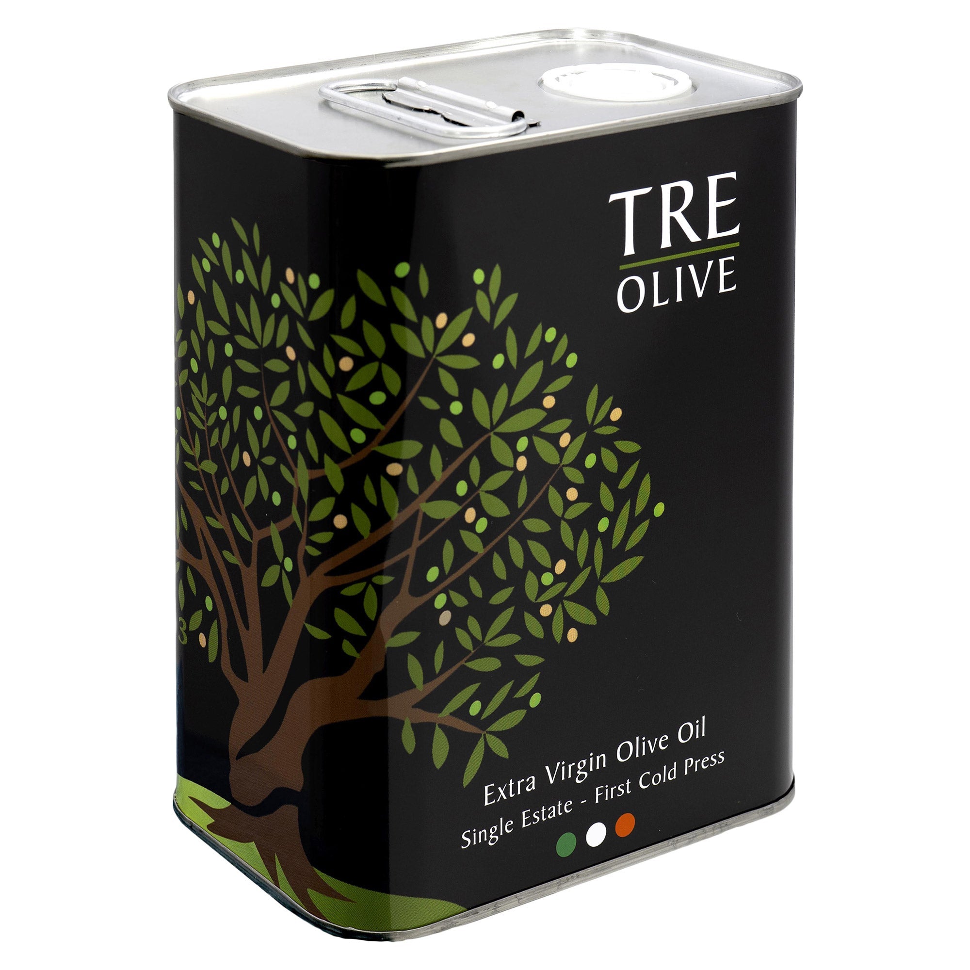 TRE Olive 2 Liter Early Harvest Extra Virgin Olive Oil