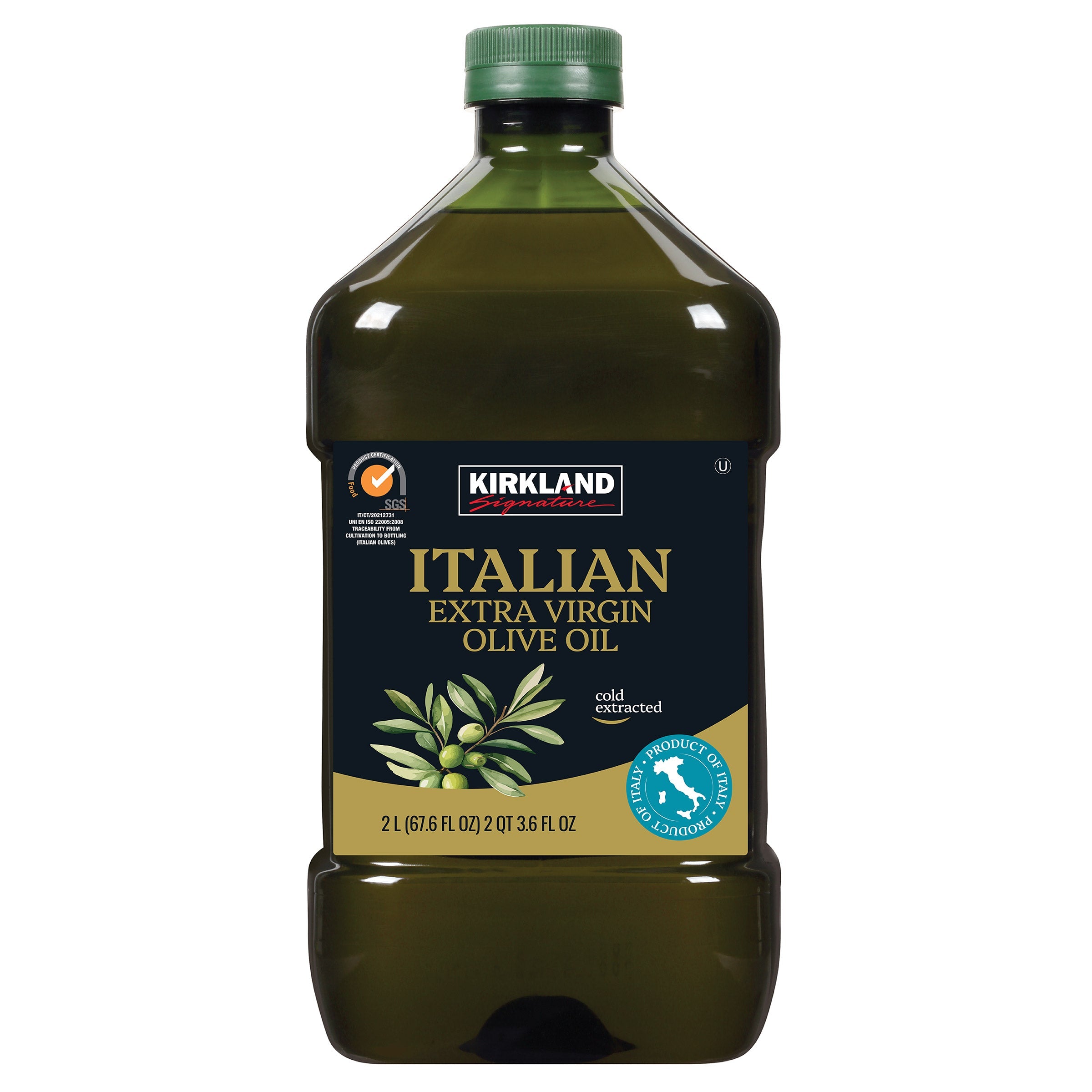 Kirkland Signature, Extra Virgin Italian Olive Oil, 2 L