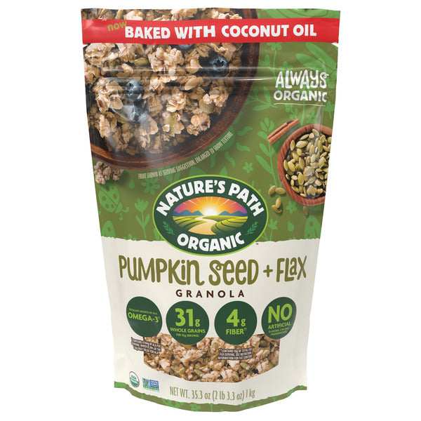 Nature's Path Organic Granola, Pumpkin Seed + Flax, 35.3 oz