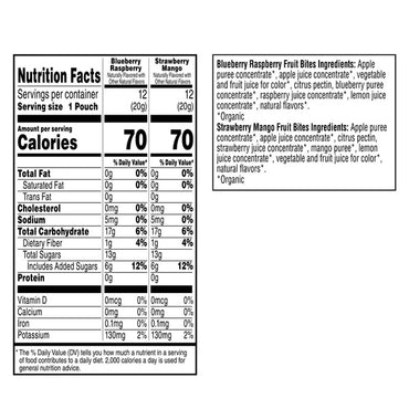 Pure Organic Twisted Fruit Bites, Variety Pack, 0.71 oz, 24 ct