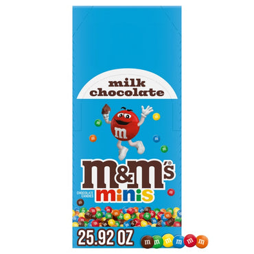 M&M's Milk Chocolate Candy Minis, 1.08 oz, 24-count