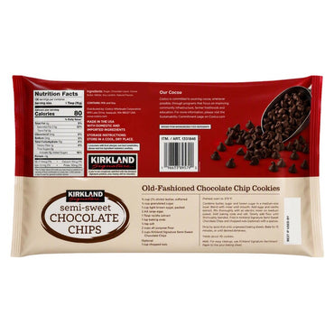 Kirkland Signature Semi-Sweet Chocolate Chips, 4.5 lbs
