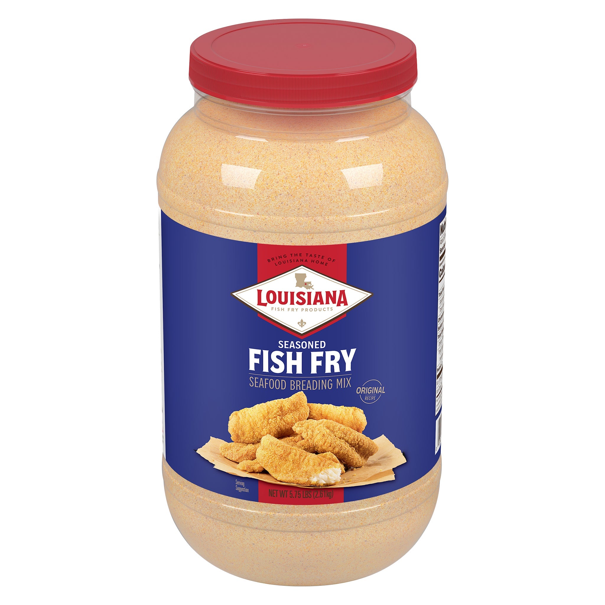 Louisiana Seasoned Fish Fry Seafood Breading Mix, 5.75 lbs