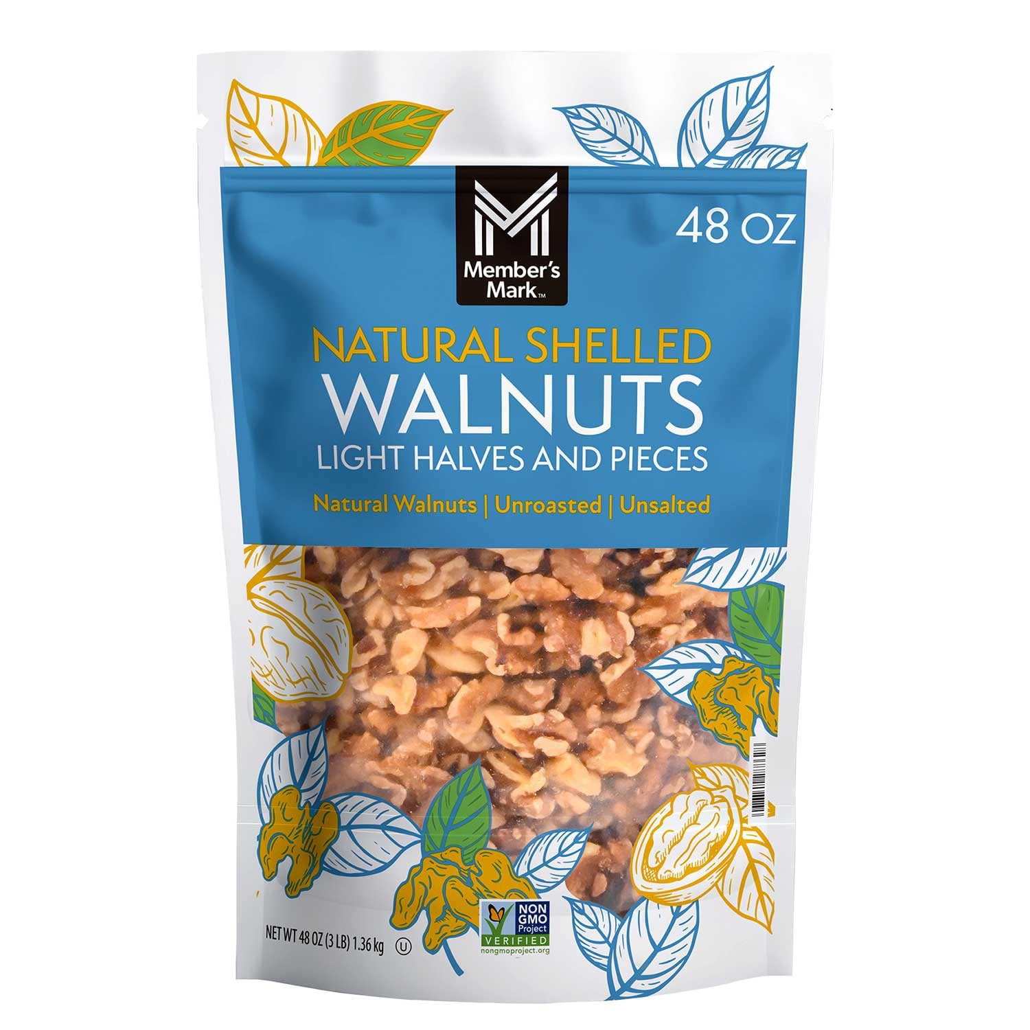 Member's Mark Natural Shelled Walnuts, 48 oz.