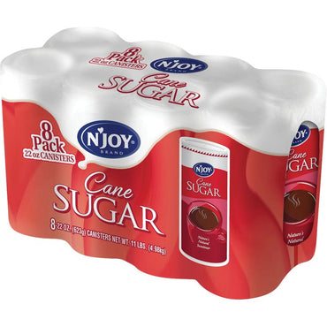 N'Joy Cane Sugar, 22 oz, 8 ct