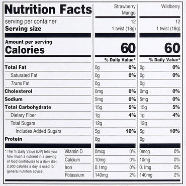 Member's Mark Organic Fruit Twist, Variety Pack, 0.63 oz., 24 pk.