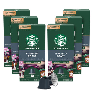 Starbucks by Nespresso Espresso Roast Capsules, 60-count