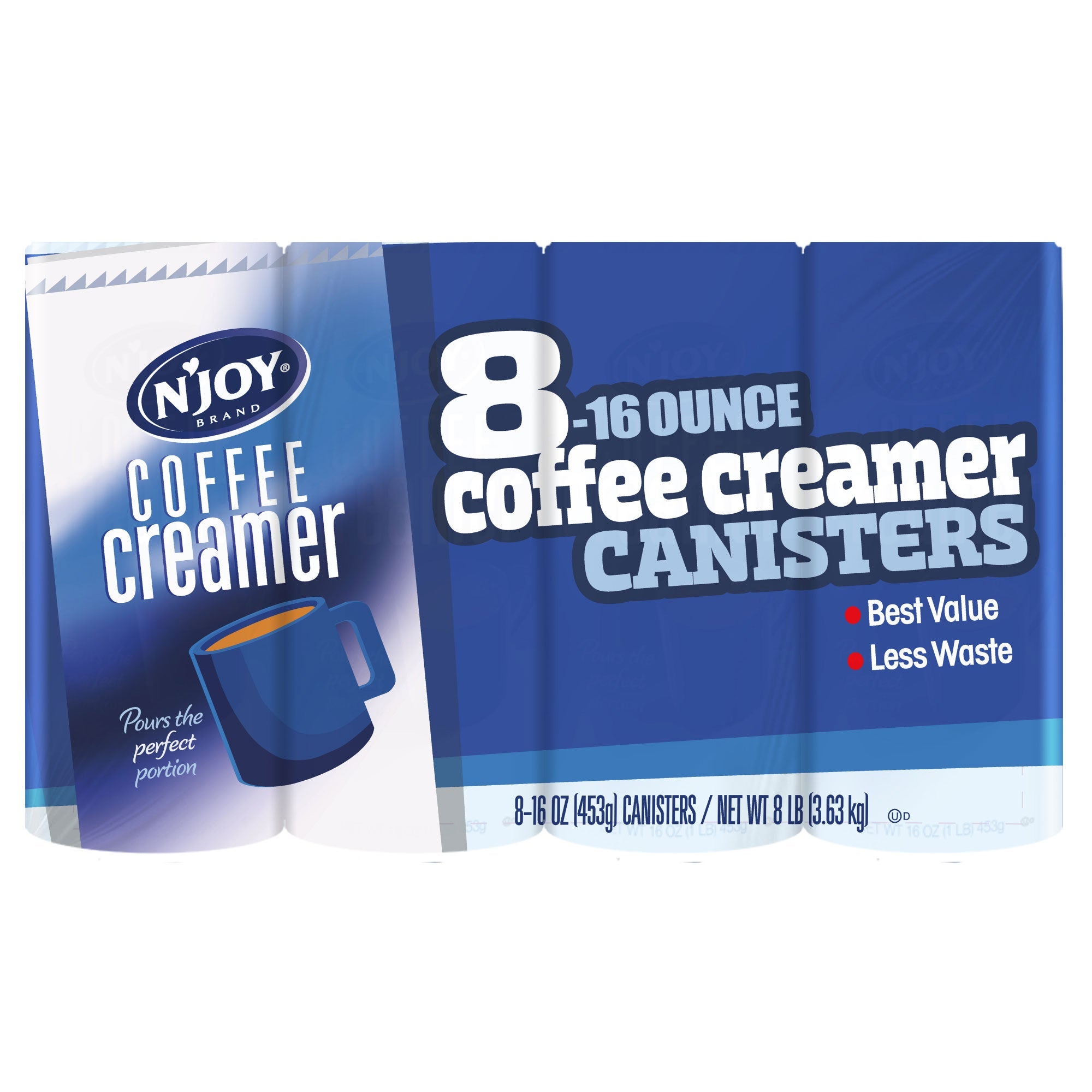 N'Joy Powdered Creamer, Original, 16 oz, 8-count