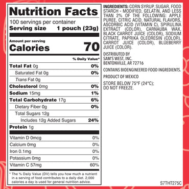 Member's Mark Fruity Snacks, 0.8 oz., 100 pk.
