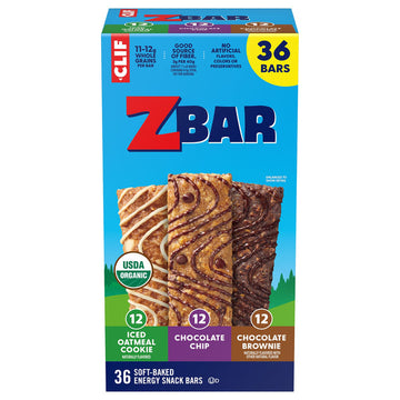 Zbar Organic Snack Bar, Variety Pack, 1.27 oz, 36 ct