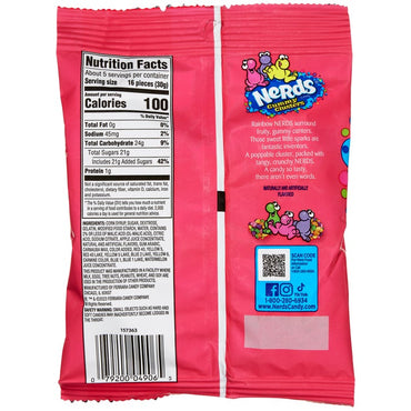 Nerds Gummy Clusters, Rainbow, 5 oz, 12-count