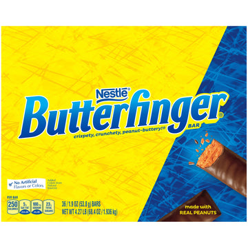 Butterfinger Candy Bar, 1.9 oz, 36-count