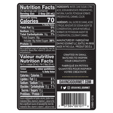 DaVinci Classic Syrup, Vanilla, 25.4 oz