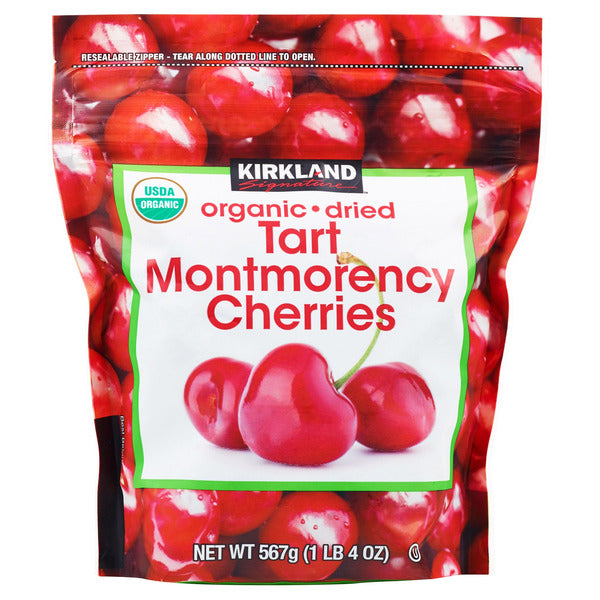 Kirkland Signature Organic Dried Tart Montmorency Cherries, 1 lb 4 oz