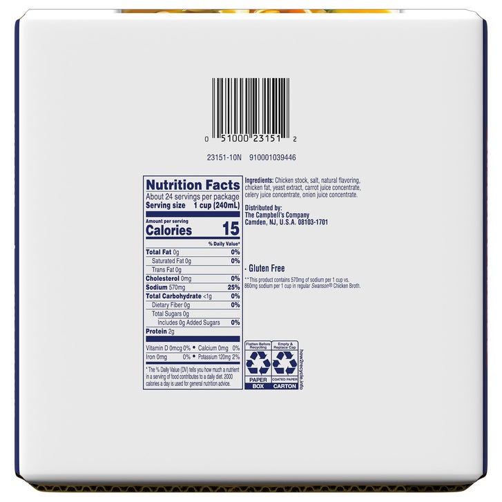 Swanson Chicken Broth, 32 oz, 6-count