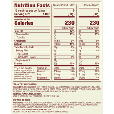 Think Thin High Protein Bar, Variety Pack, 2.1 oz, 18-count