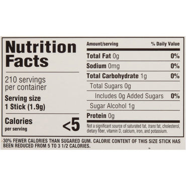 Trident Sugar Free Gum, Cinnamon, 14 Pieces, 15-count