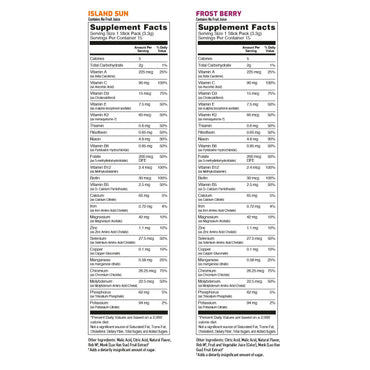 TruLabs Multivitamin Drink Mix Powder Island Sun and Frost Berry 30 ct.