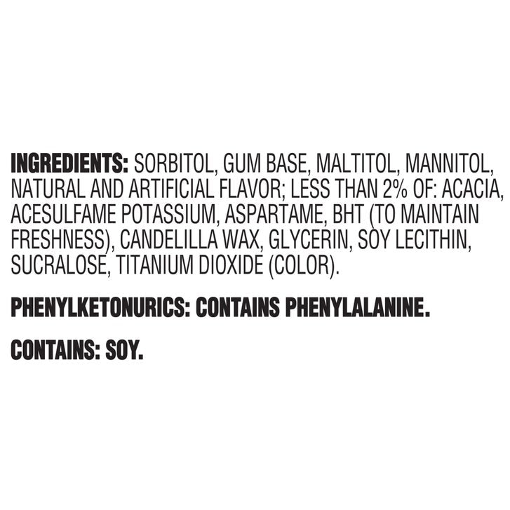 Dentyne Ice Sugar Free Gum, Peppermint, 12-count
