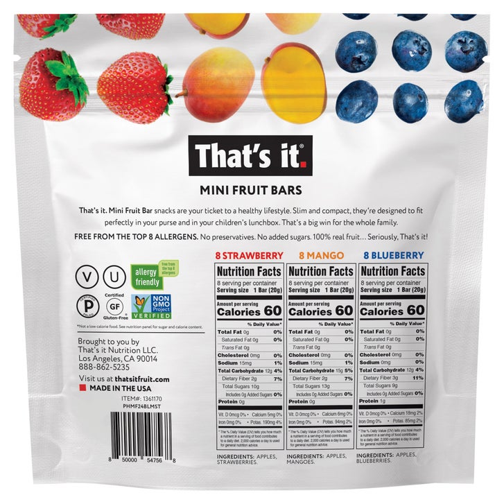 That's it Mini Fruit Bars, 24-count