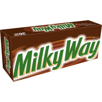 Milky Way Full Size Chocolate Candy, Caramel, 1.84 oz, 36-count