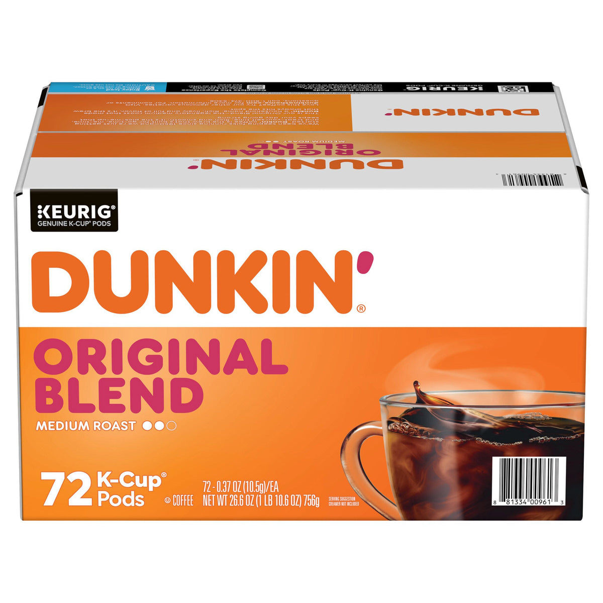 Dunkin' Donuts Original Blend Medium Roast K-Cup Pods, 72 Count – view 2