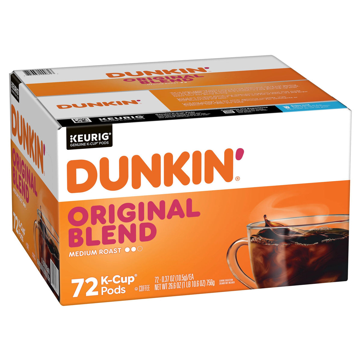 Dunkin' Donuts Original Blend Medium Roast K-Cup Pods, 72 Count – view 3
