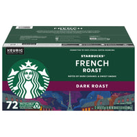 Starbucks French Roast Dark Roast K-Cup Pods, 72 Count
