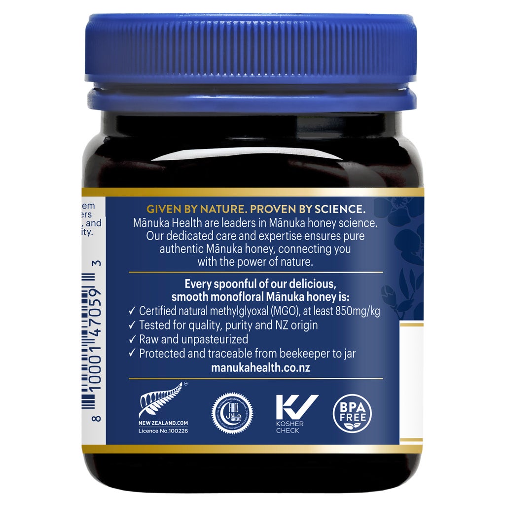 Manuka Health UMF 20+ MGO 850+ Raw Manuka Honey 8.8 oz – view 3