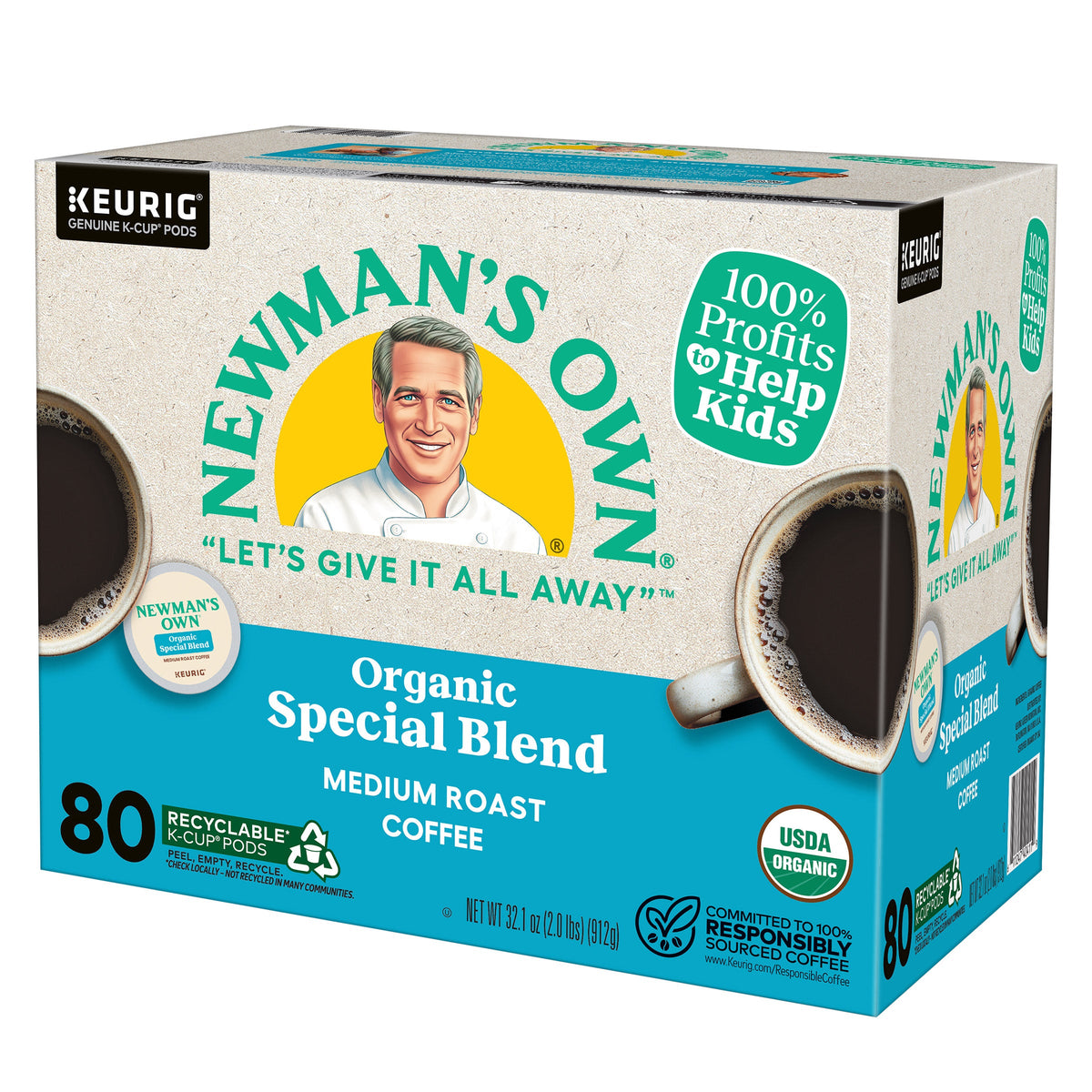 Newman's Own Organics Special Blend K-Cup Pods, 80 Count – view 3