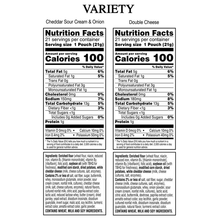Cheez-It Snap'd Crackers, Variety Pack, .75 oz, 42-count