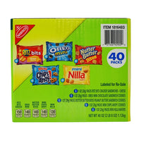Nabisco Cookies & Crackers, Variety Pack, 1 oz, 40-count