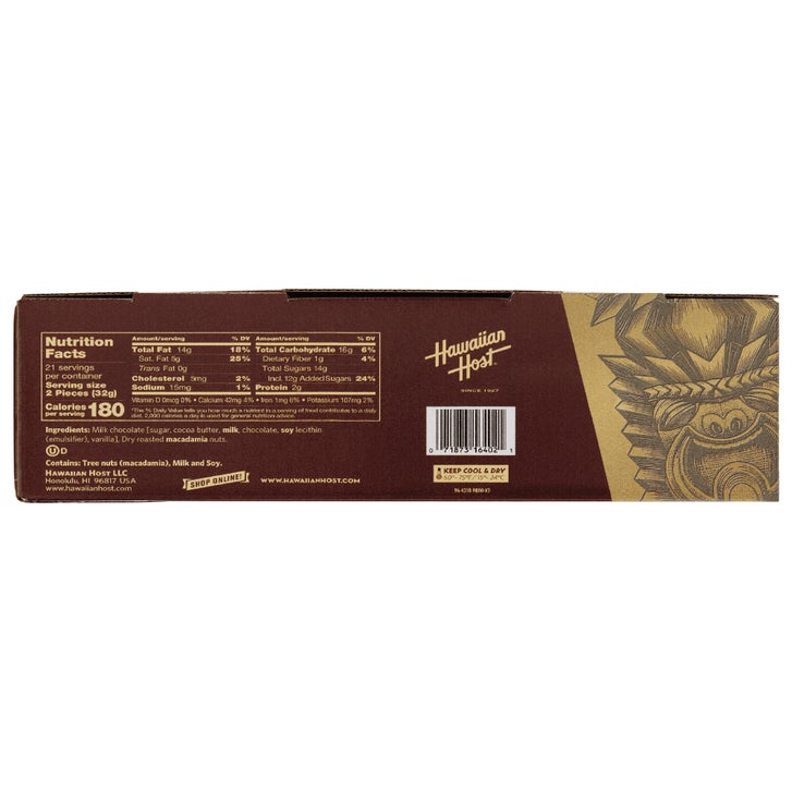 Hawaiian Host Aloha Gems, Milk Chocolate Covered Macadamia Nuts, 8 oz, 3-count