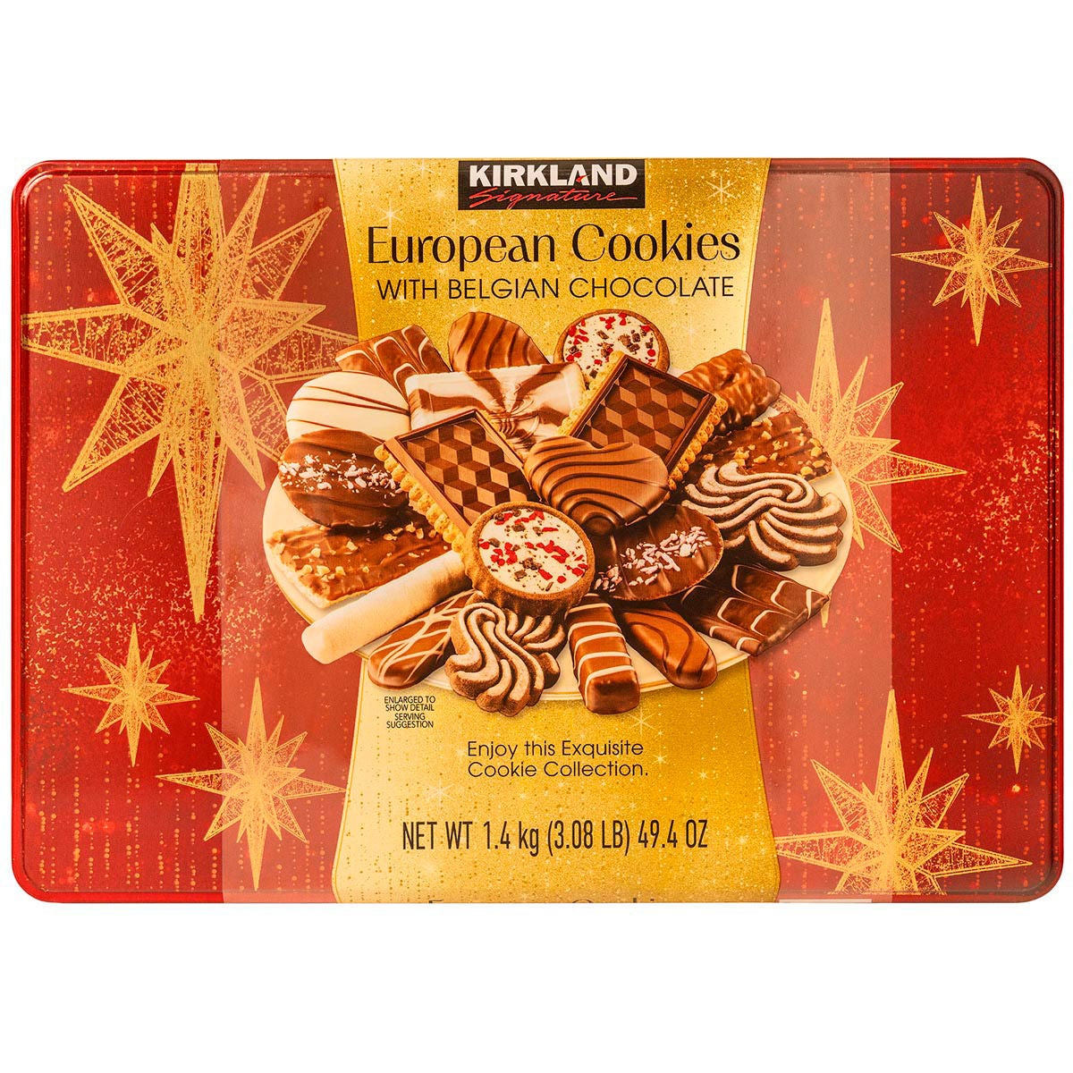 Kirkland Signature European Cookies With Belgian Chocolate, Assortment, 49.4 oz