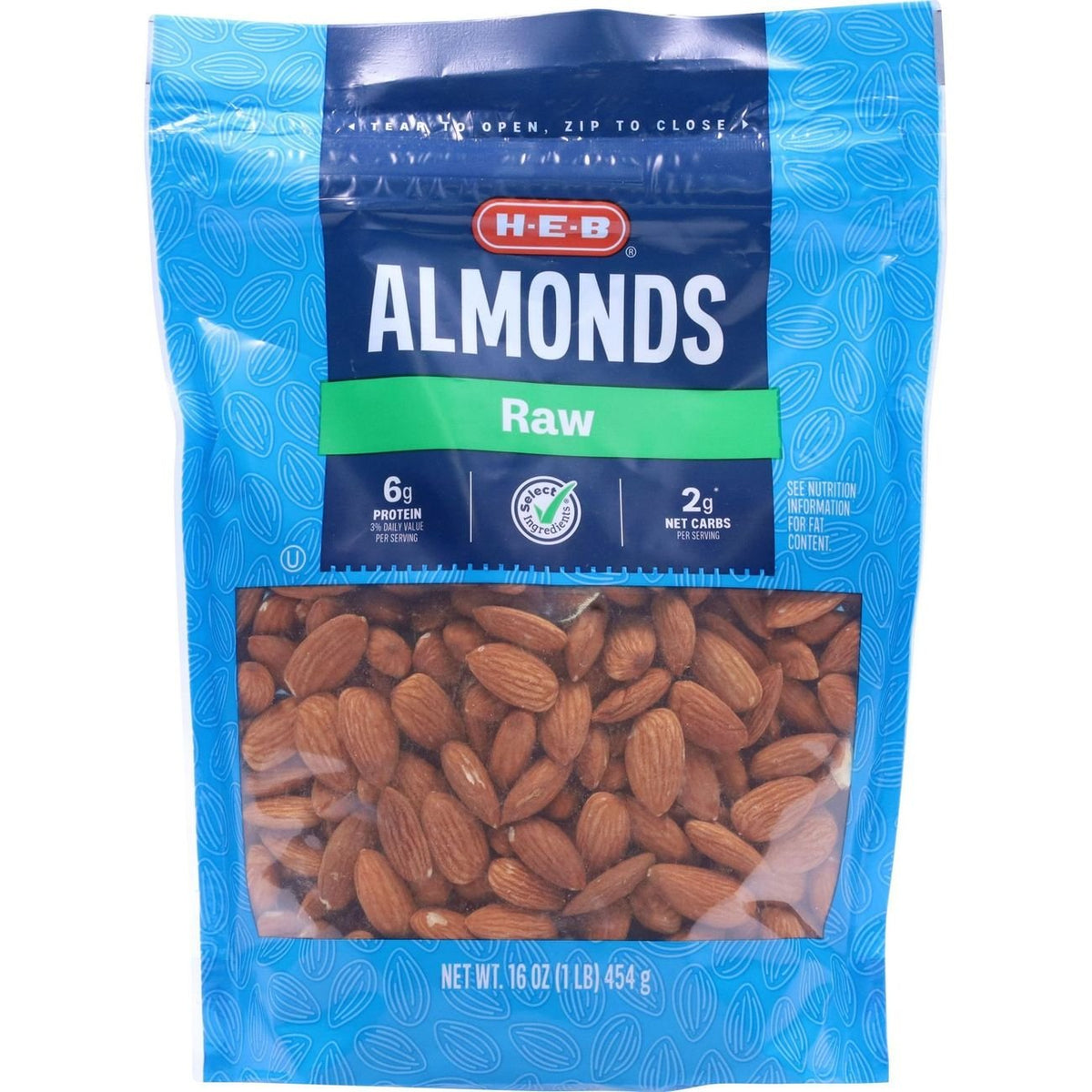 H-E-B Whole Raw Almonds