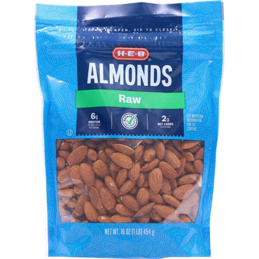 H-E-B Whole Raw Almonds