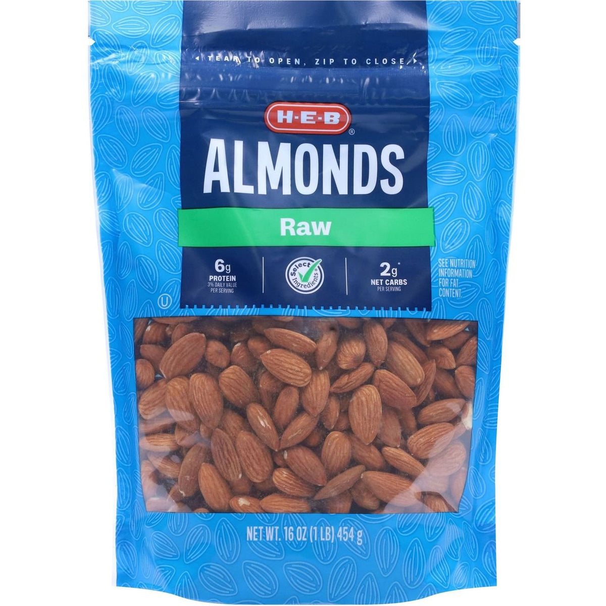 H-E-B Whole Raw Almonds