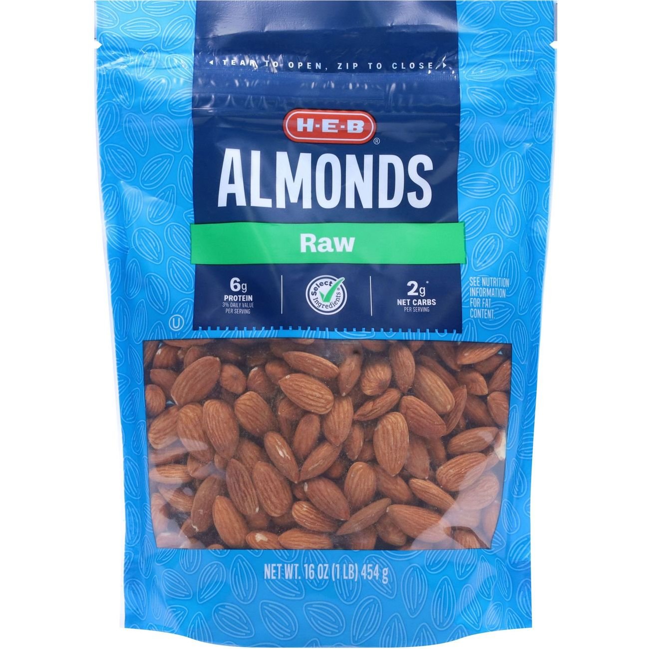 H-E-B Whole Raw Almonds
