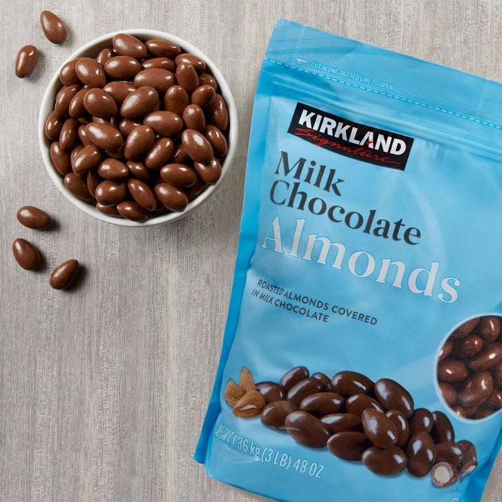 Kirkland Signature Milk Chocolate Covered Almonds, 48 oz