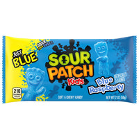 SOUR PATCH KIDS Soft & Chewy Candy, Blue Raspberry, 2 oz, 24 ct