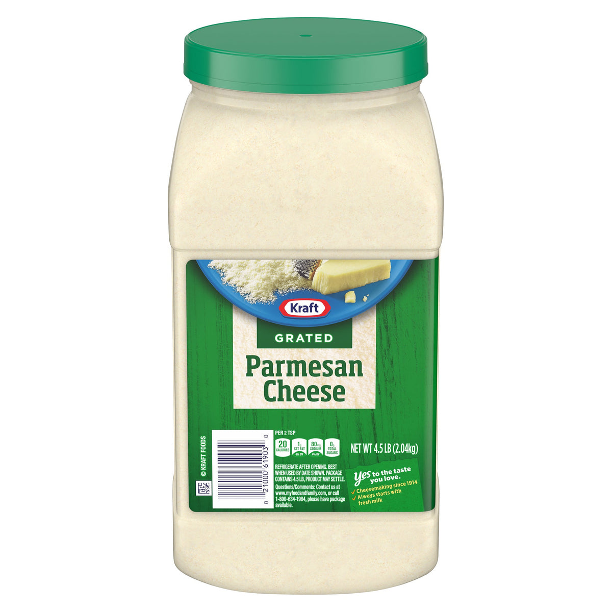 Kraft Grated Parmesan Cheese, 4.5 lbs