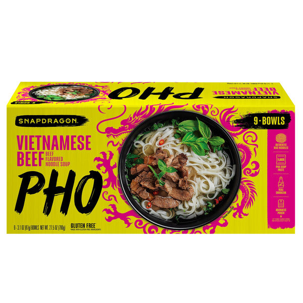 Snapdragon Vietnamese Pho, Beef, 3.1 oz, 9 ct