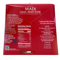 Madi Gran Panettone, 2.2 lbs