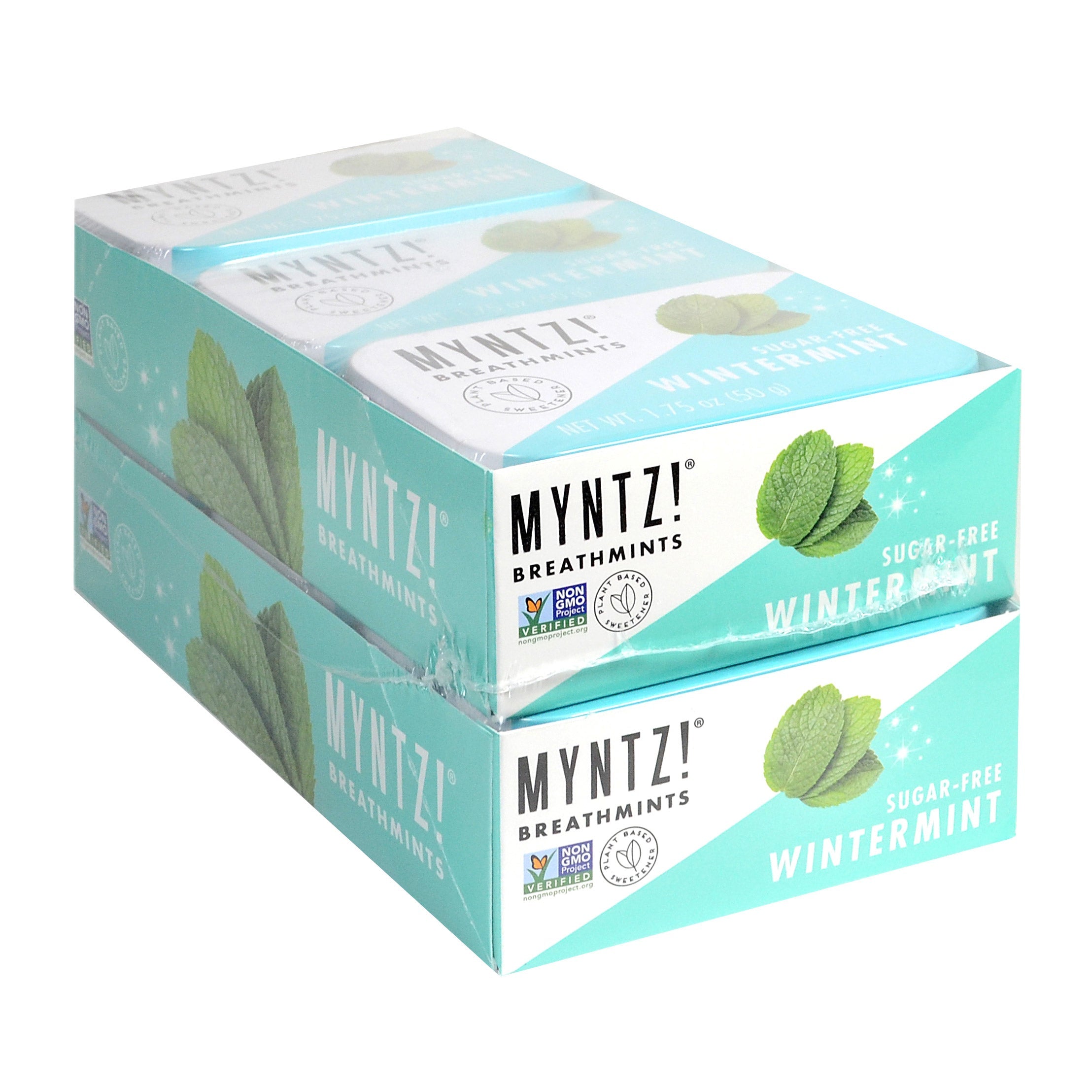 MYNTZ! Sugar Free Breathmints, Wintermint, 1.75 oz, 12-count