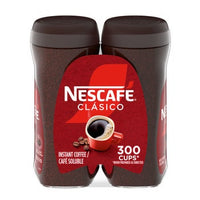 NESCAFE CLASICO Instant Coffee, Dark Roast, 10.5 oz, 2-count