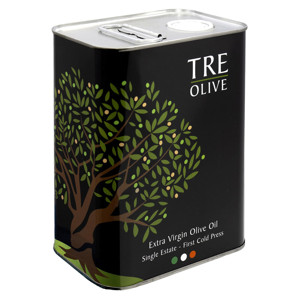 TRE Olive 2 Liter Early Harvest Extra Virgin Olive Oil