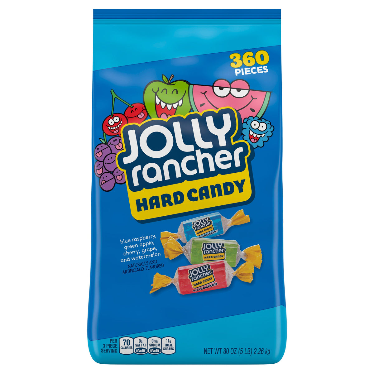Jolly Rancher Hard Candy, Variety Pack, 80 oz, 360-count